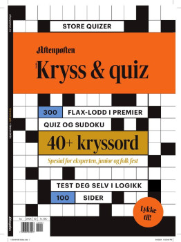 Aftenposten Kryss & Quiz